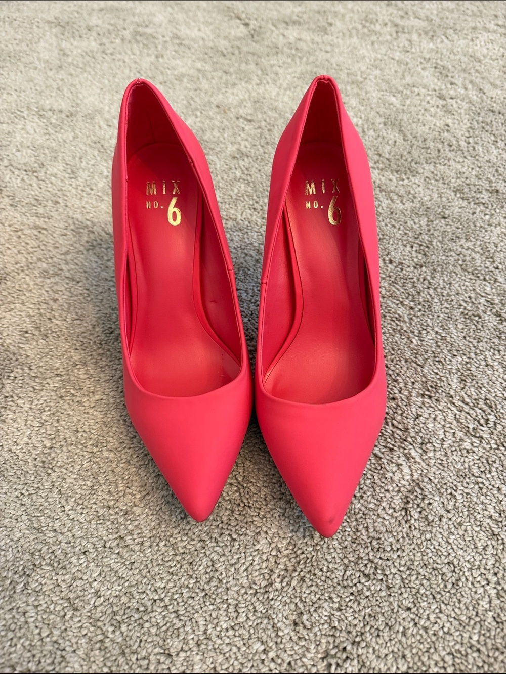 Mix No. 6 Hot Pink Pointed-Toe Pumps